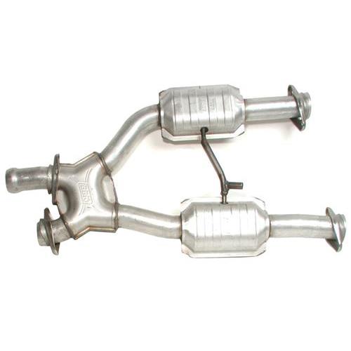 1979-1993 MUSTANG 5.0 BBK CATTED X-PIPE FOR LONG TUBE HEADERS - MANUAL - 2.5"